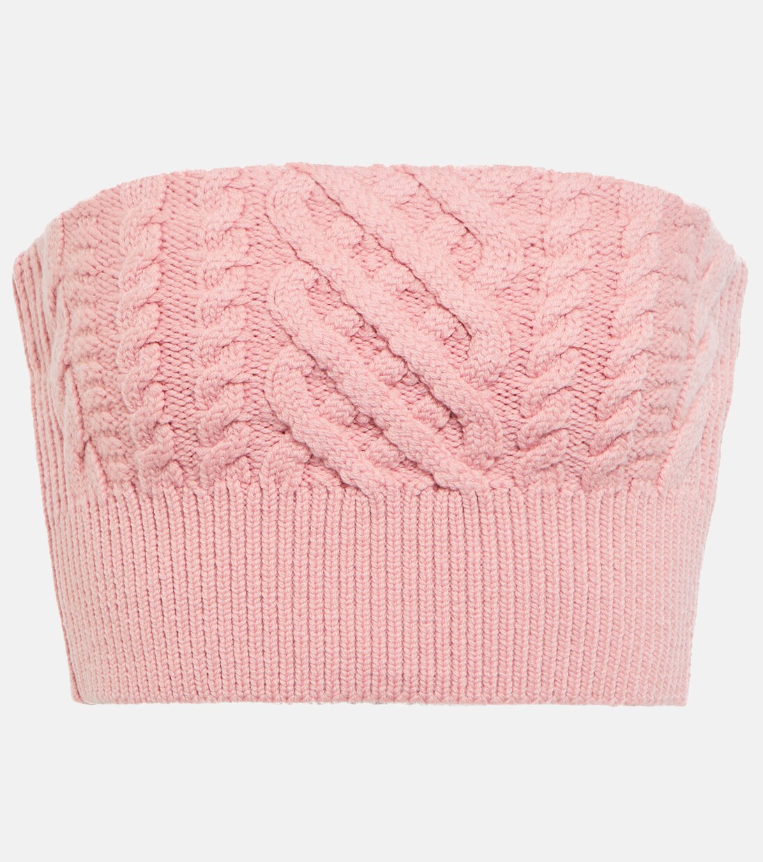 Top bustier raccourci Bimba en laine | Emilia Wickstead