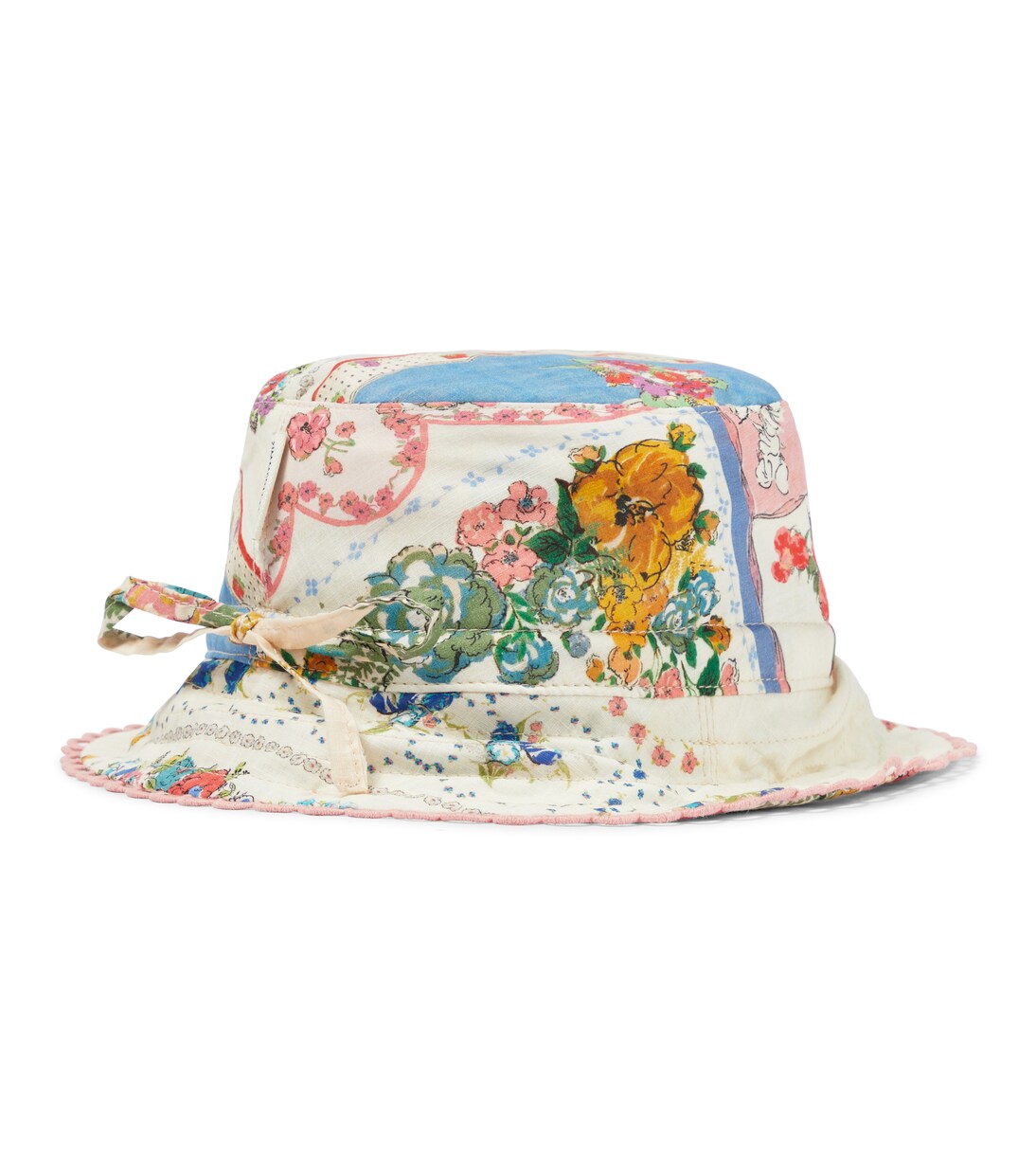 Reversible cotton bucket hat | Zimmermann Kids