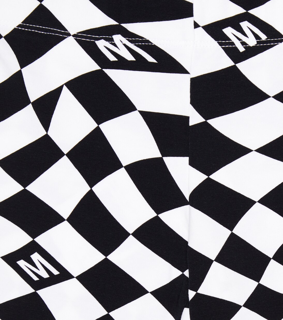 Legging imprimé en coton mélangé | MM6 Maison Margiela Kids