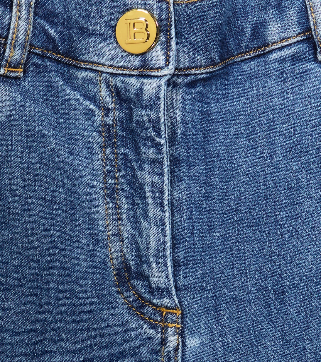 Denim shorts | Balmain Kids