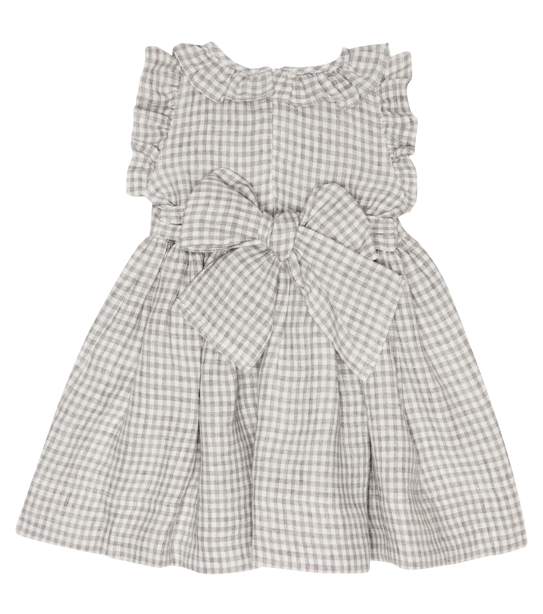 Baby - Abito in lino a quadretti | Il Gufo