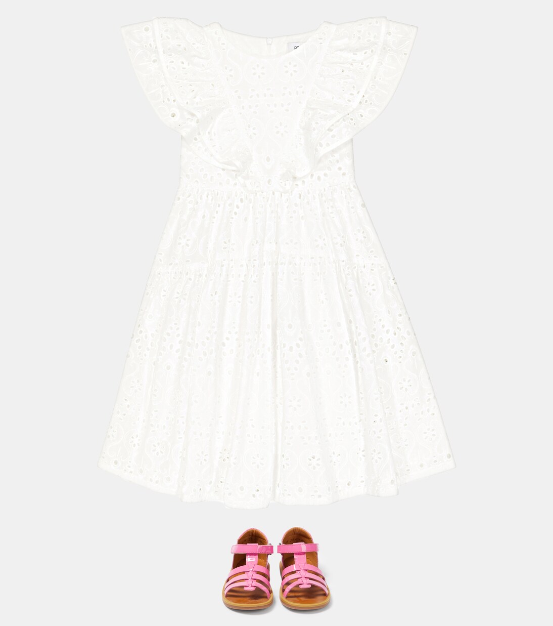 Broderie anglaise cotton dress | Paade Mode