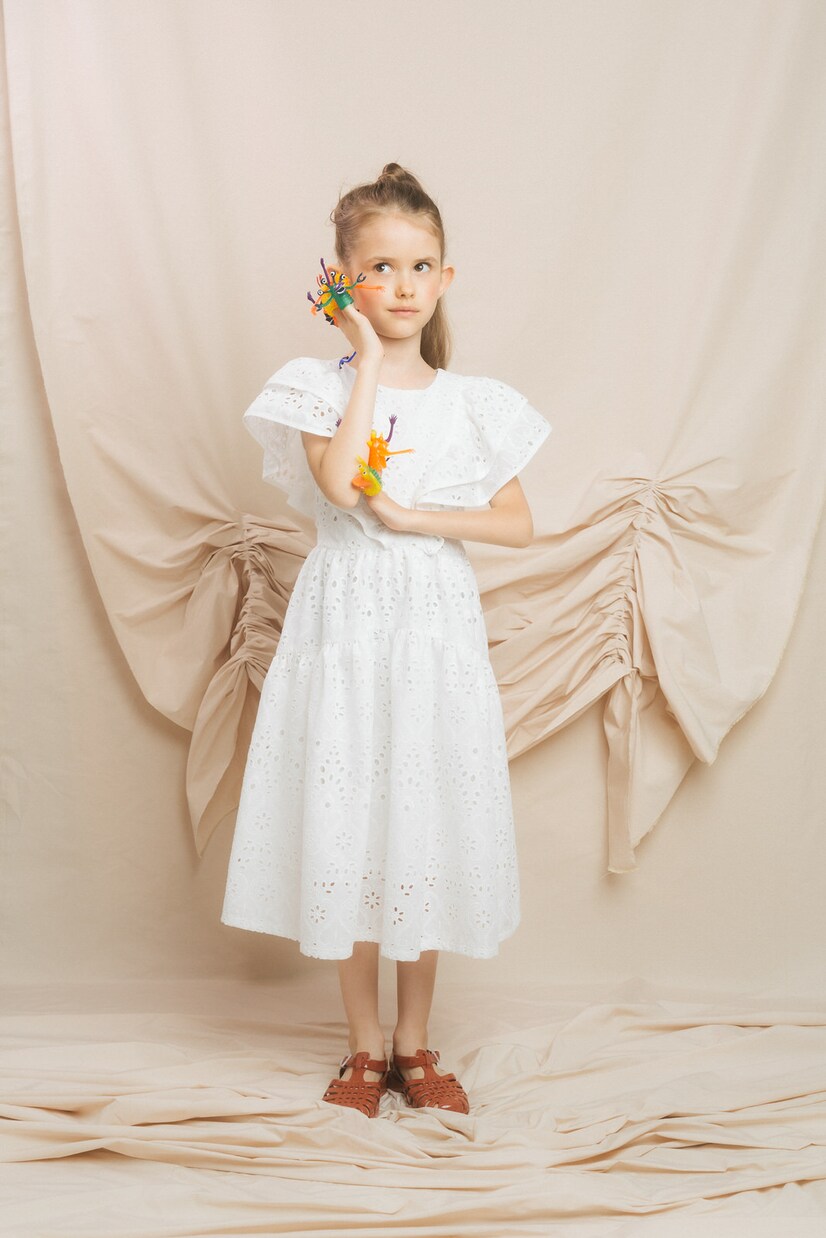 Broderie anglaise cotton dress | Paade Mode