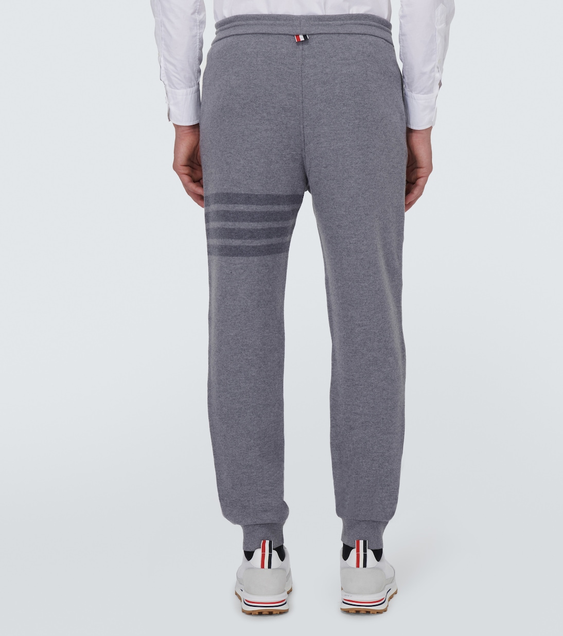 4-Bar wool-blend sweatpants | Thom Browne