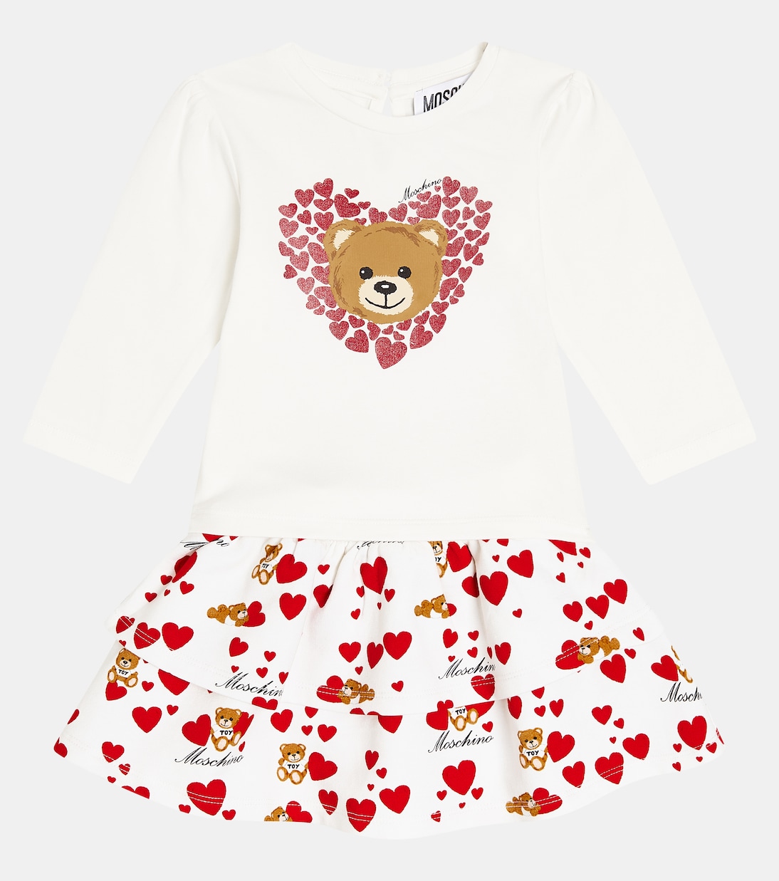 Bebé - set de camiseta y falda | Moschino Kids