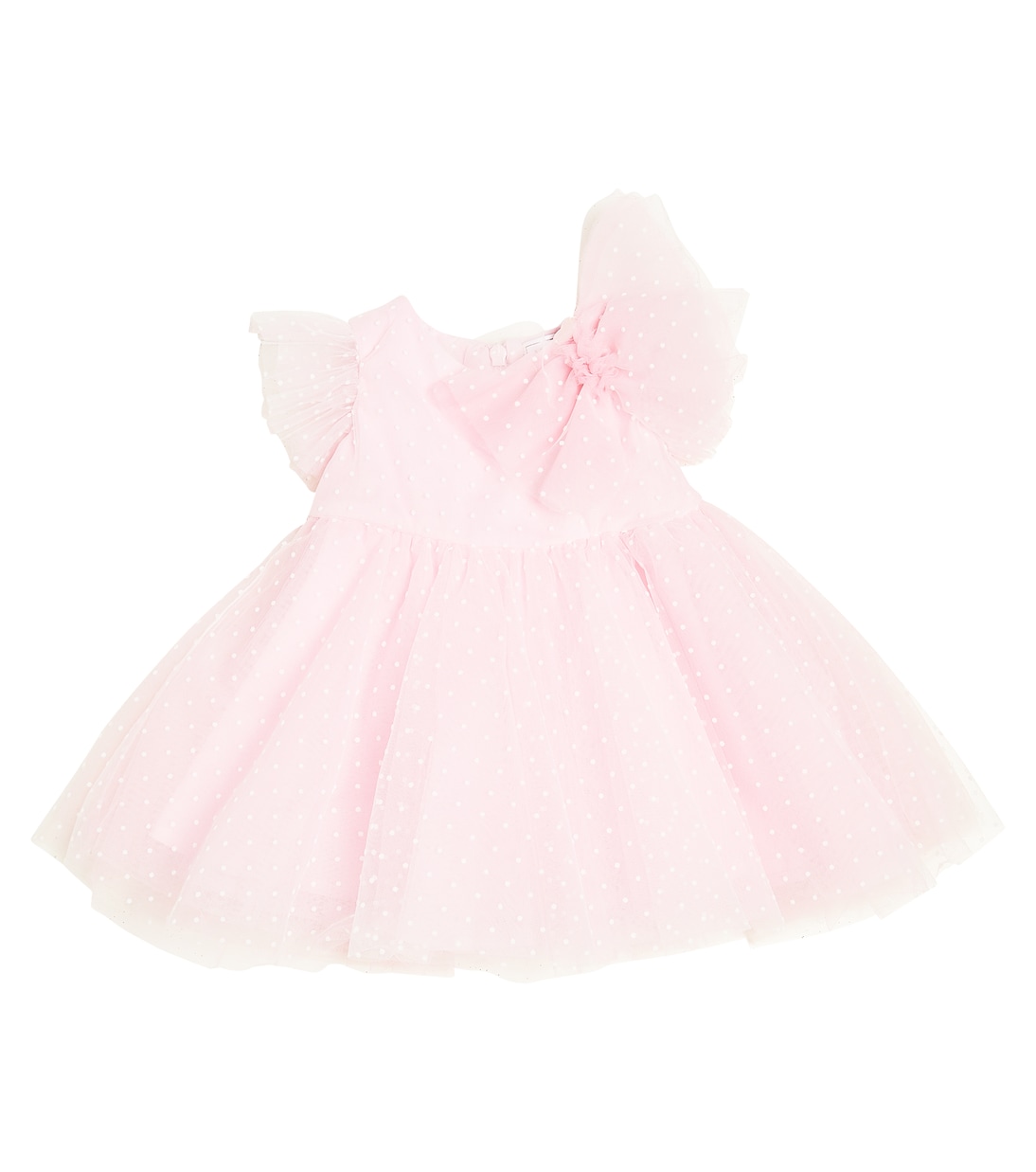Baby - Abito in tulle a pois | Monnalisa