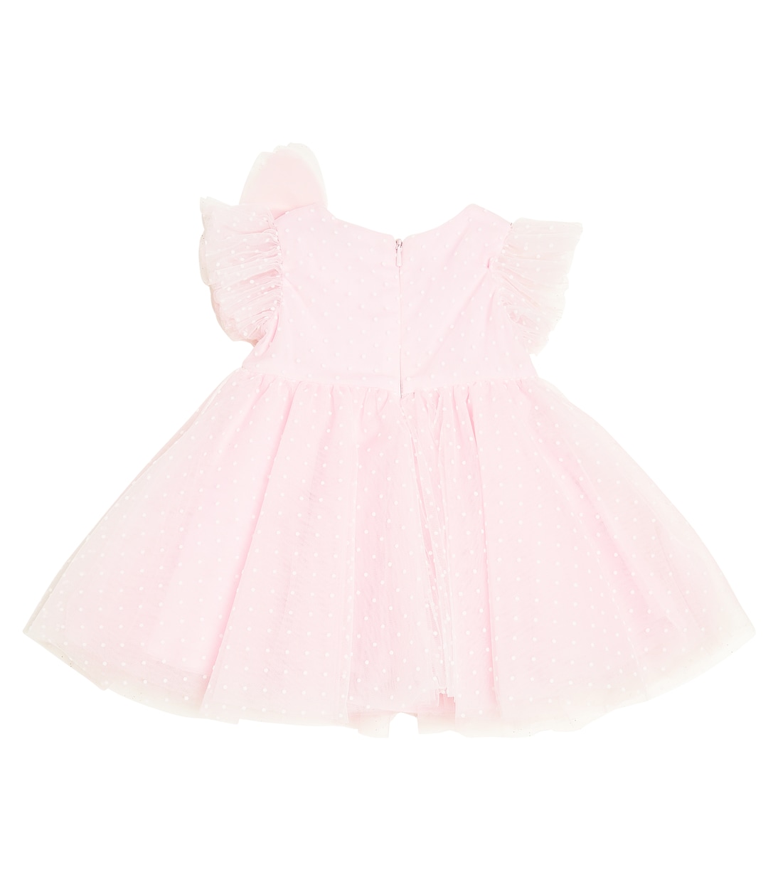 Baby - Abito in tulle a pois | Monnalisa