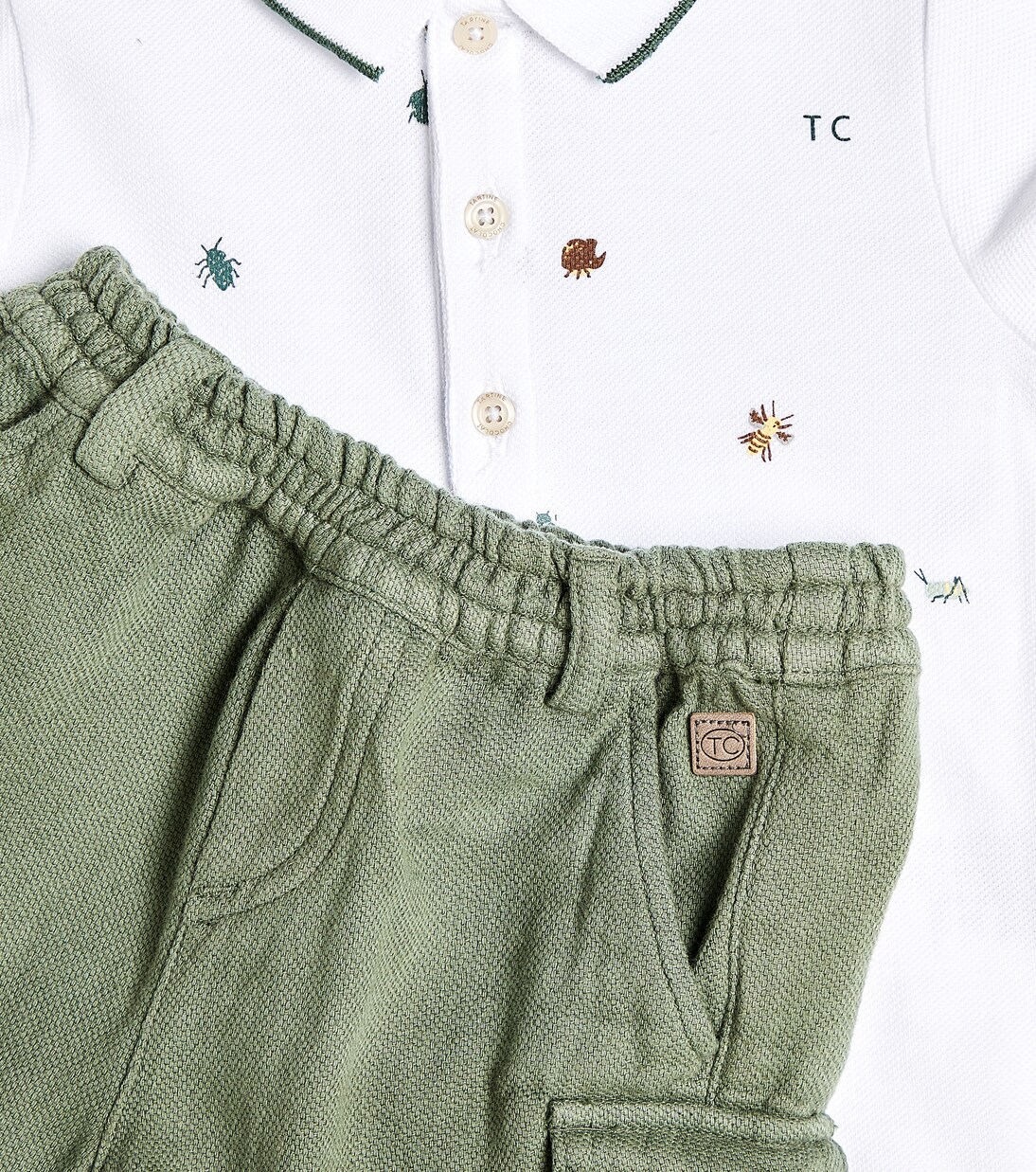 Set aus Polohemd und Shorts aus Baumwolle | Tartine et Chocolat