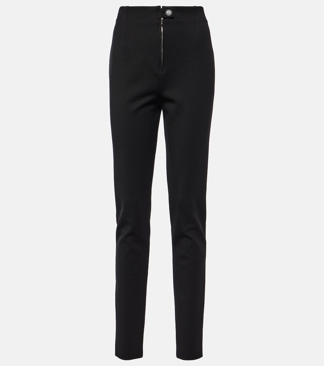 High-rise gabardine leggings | Alaïa