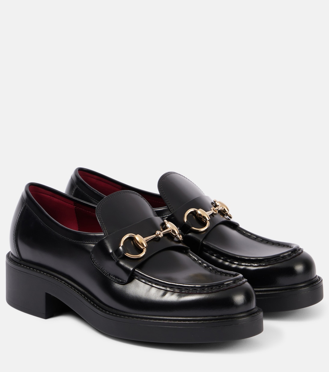 Horsebit leather loafers | Gucci