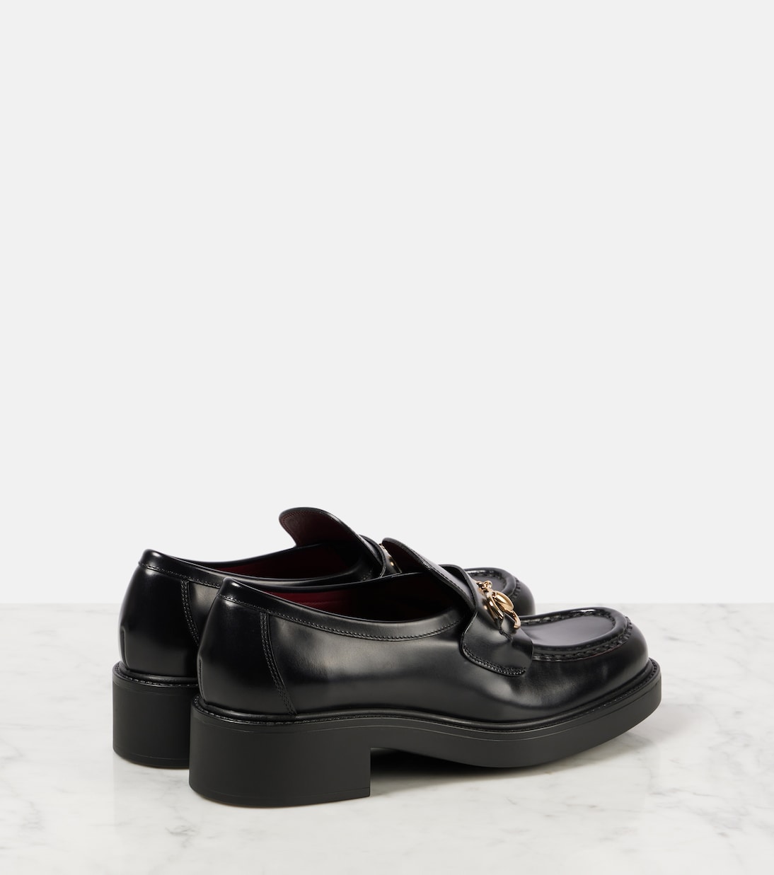 Horsebit leather loafers | Gucci