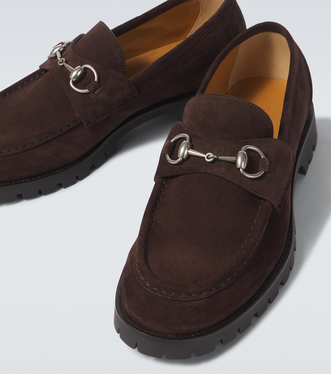 Horsebit suede loafers | Gucci