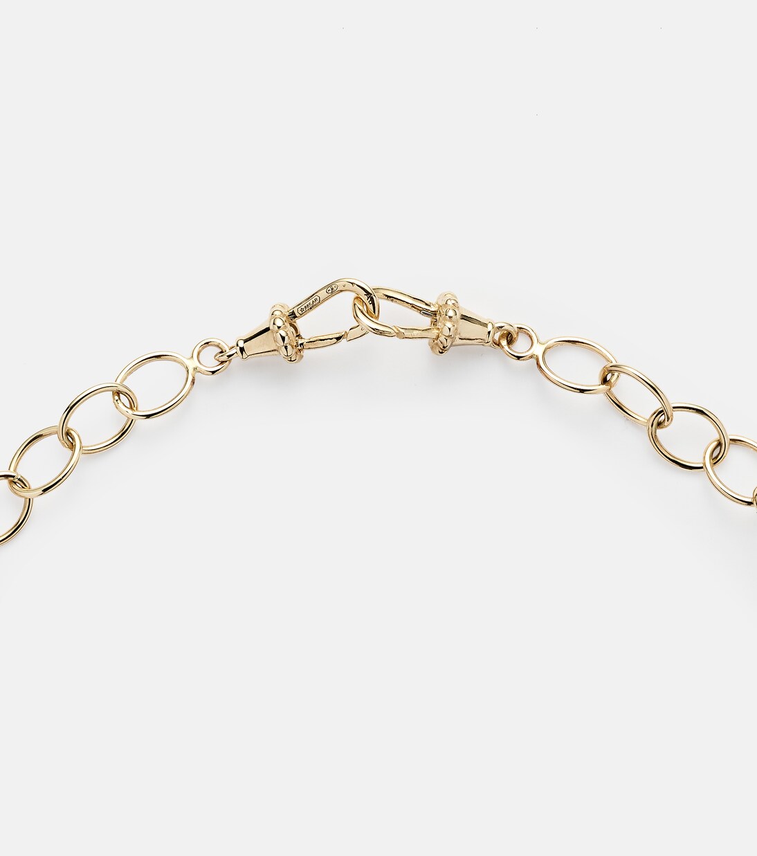 Rosa 18kt gold necklace with diamonds | Marie Lichtenberg