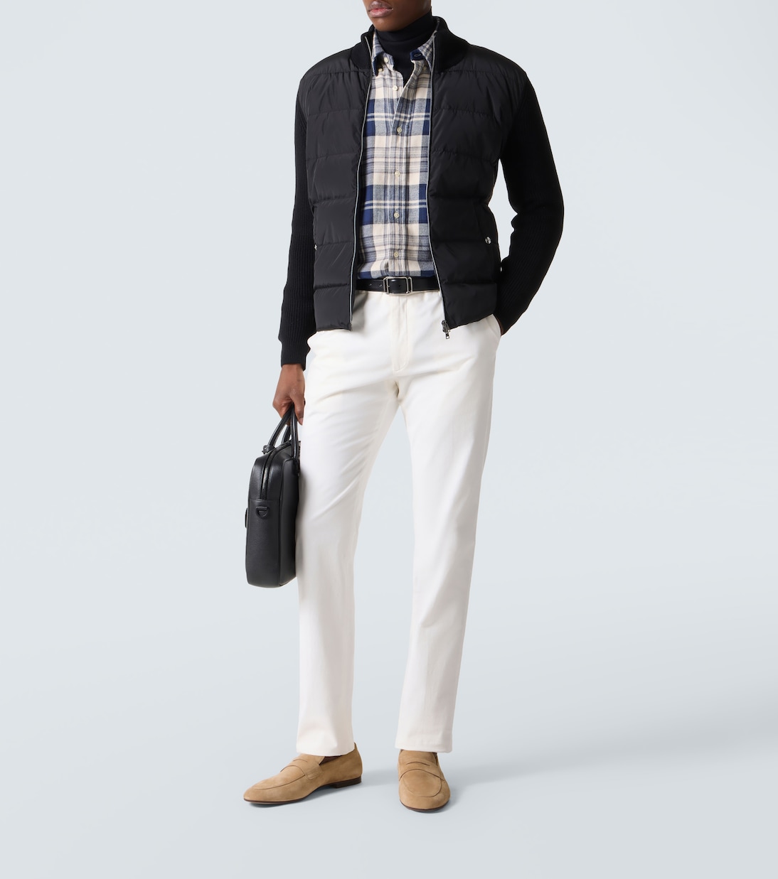 Chaqueta de plumas con ribete de lana | Herno