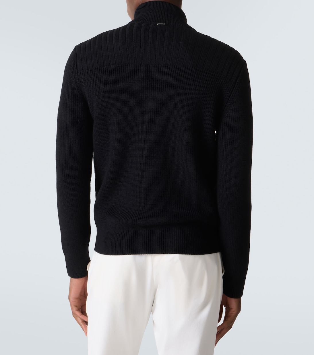 Chaqueta de plumas con ribete de lana | Herno