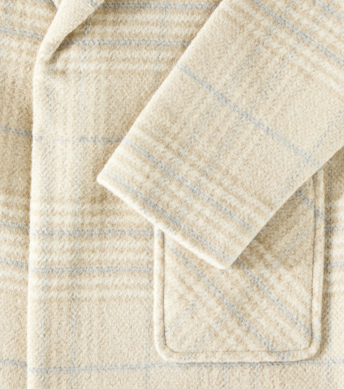 Longline checked coat | Rylee + Cru