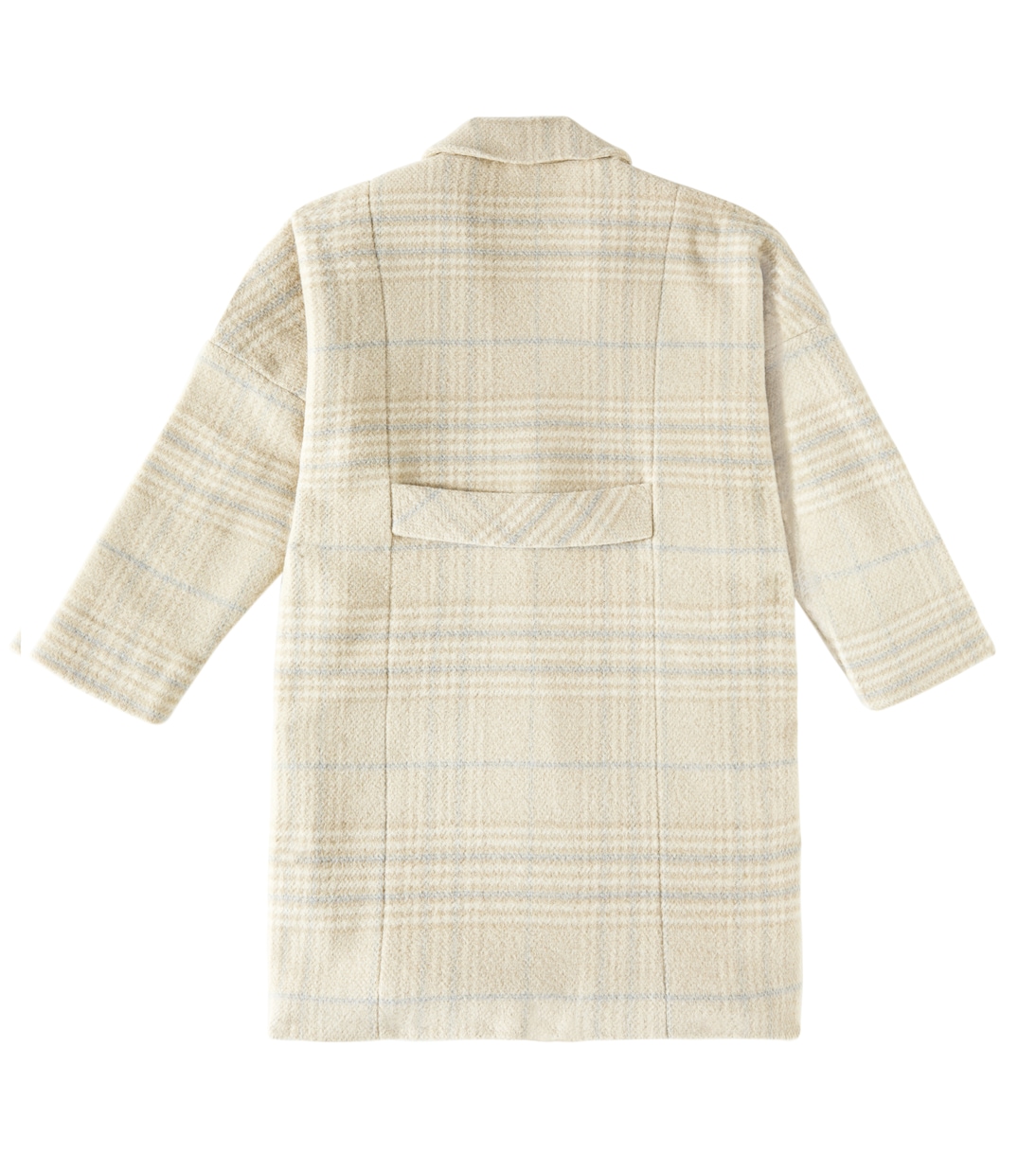 Longline checked coat | Rylee + Cru