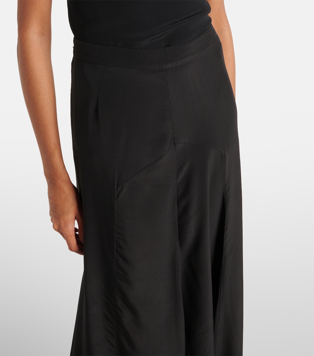 Midirock Hortensia aus Crêpe de Chine aus Seide | Isabel Marant