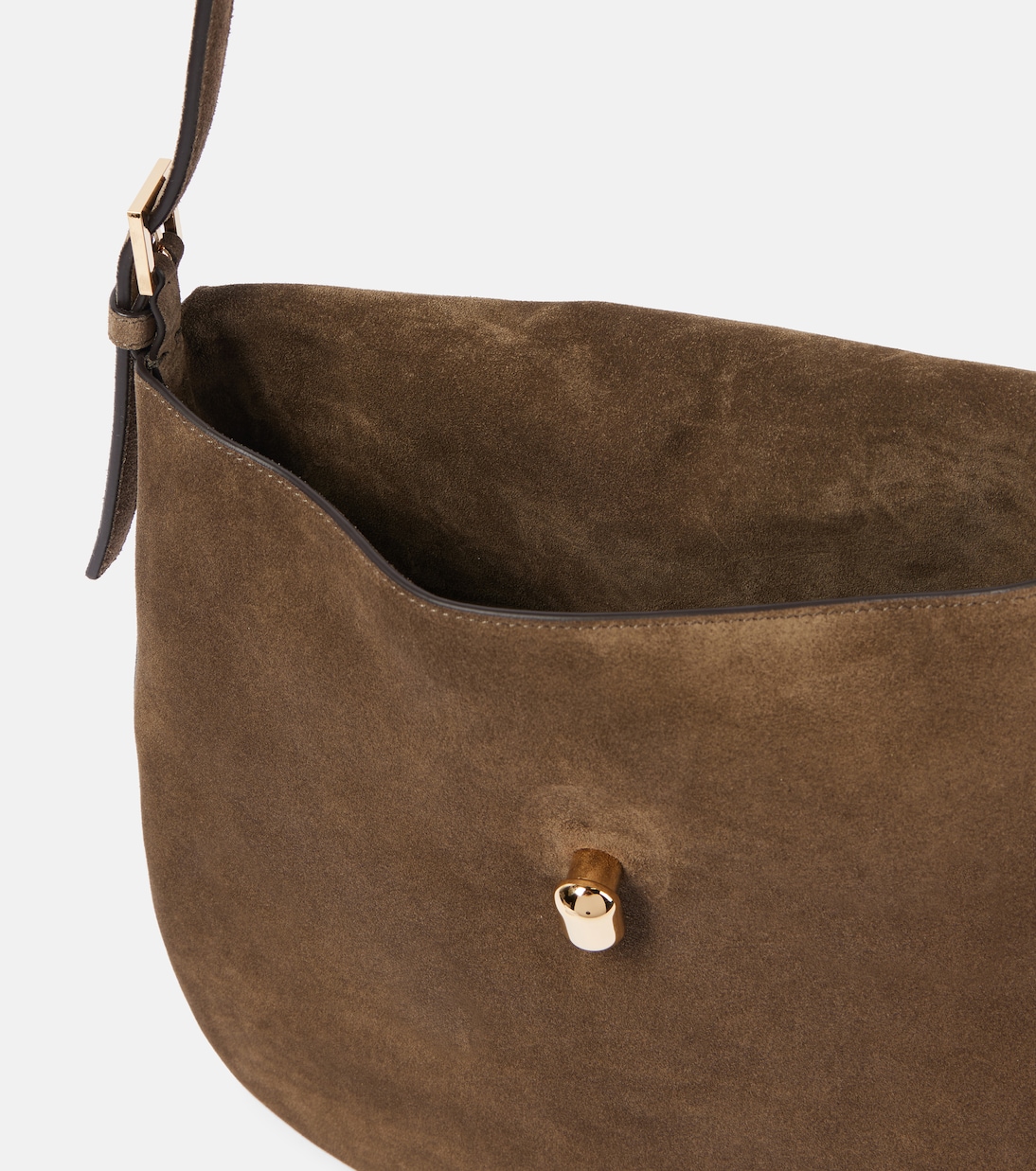 Borsa a spalla Large Tondo in suede | Savette