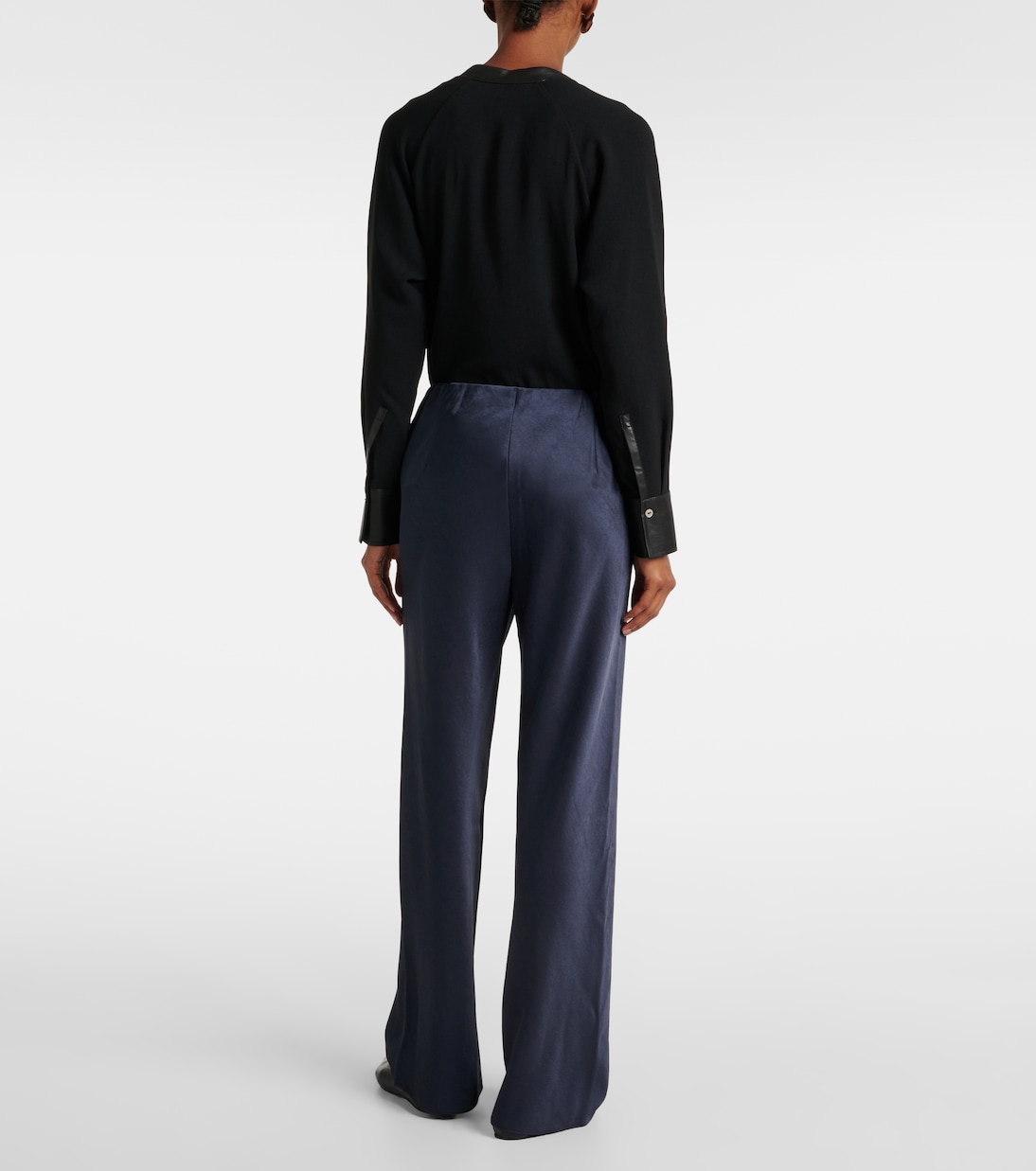 Gerade Hose aus Satin | Vince