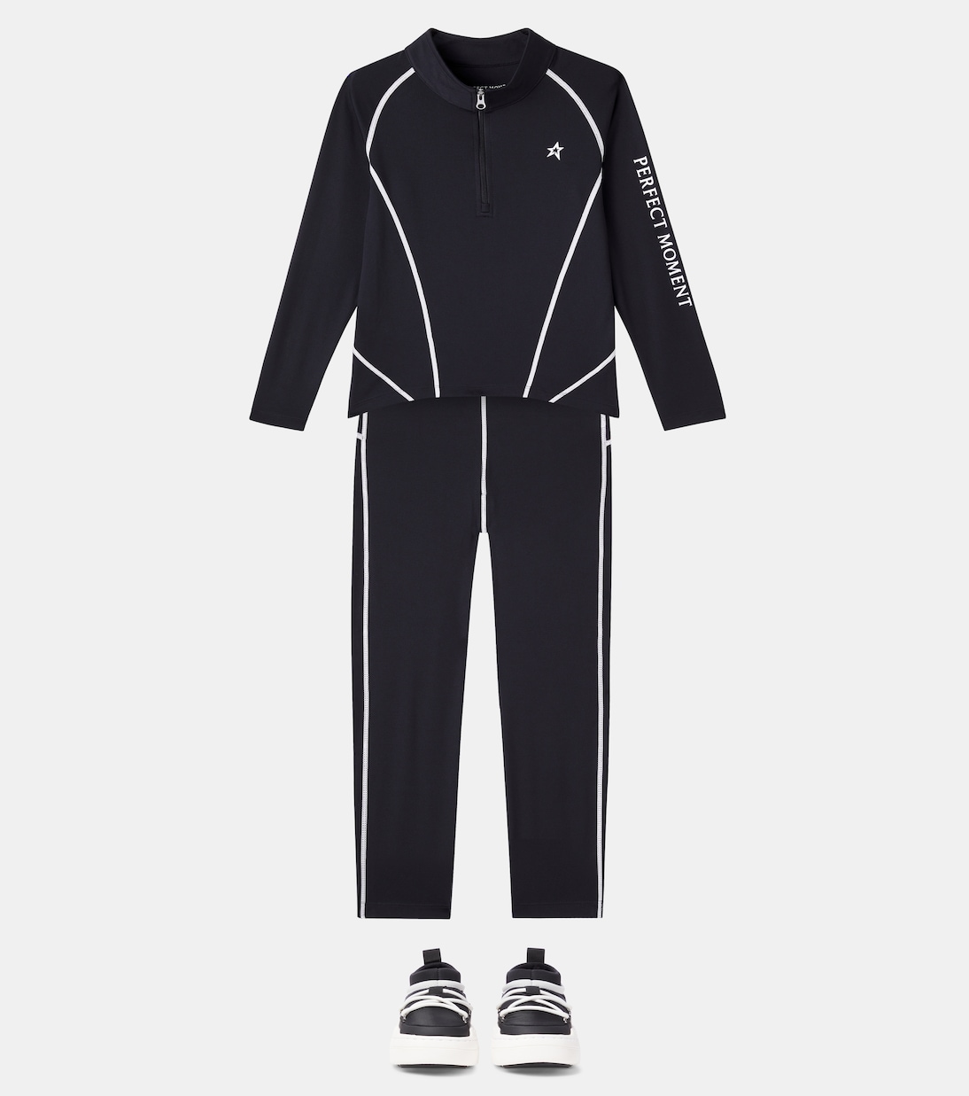 Top de jersey con media cremallera | Perfect Moment Kids