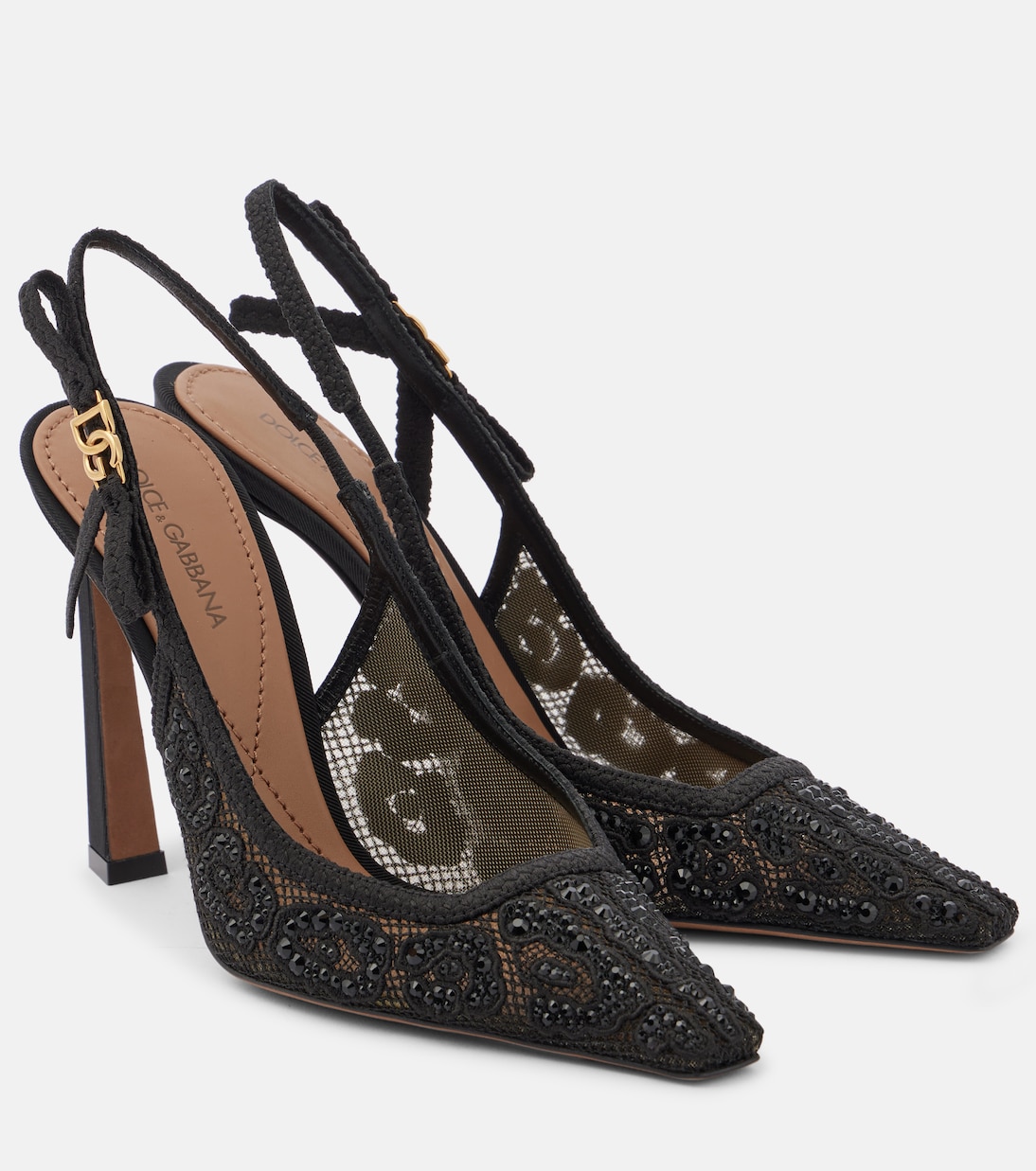 Verzierte Slingback-Pumps DG | Dolce&Gabbana