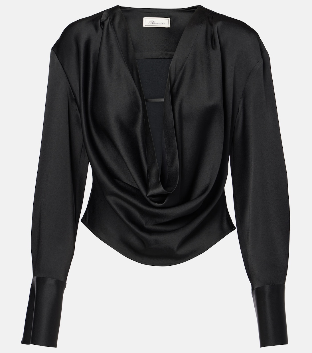 Top Envers aus Satin | Blumarine
