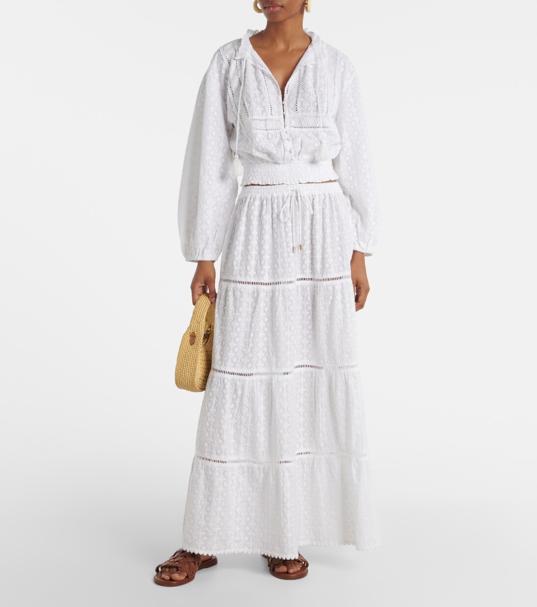 Maxirock Danielle aus Baumwolle | Melissa Odabash