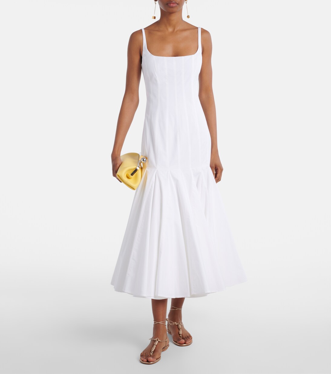 Oaxaca metallic leather thong sandals | Aquazzura