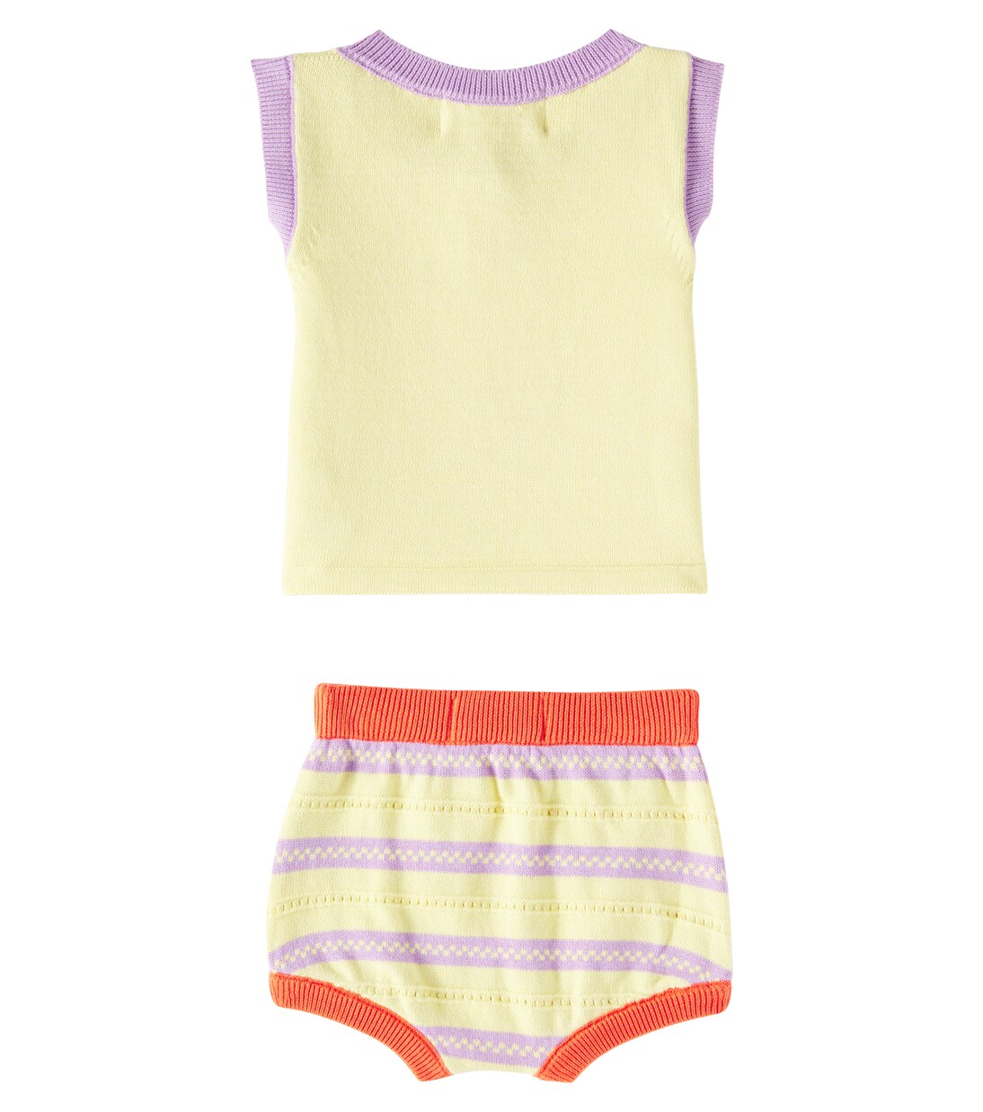 婴幼儿 — Flower棉质上衣与短裤套装 | Bobo Choses