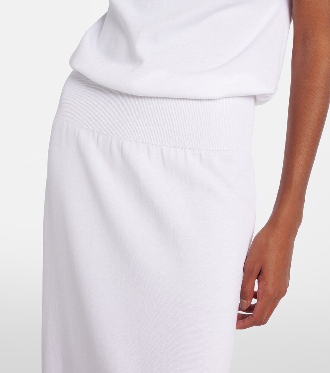 Midikleid Column aus Baumwolle | Alaïa