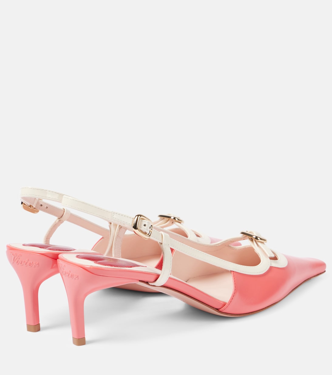 Slingback-Pumps Viv’ Canard 55 aus Leder | Roger Vivier