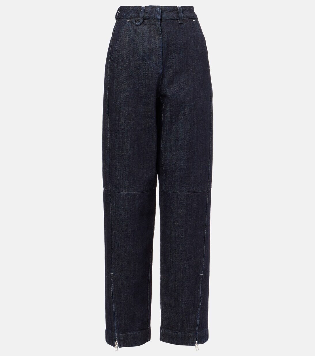 High-Rise Barrel Jeans De-Nîmes | Jacquemus