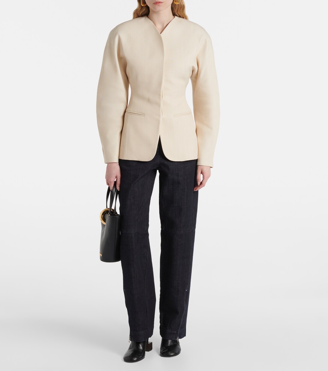 High-Rise Barrel Jeans De-Nîmes | Jacquemus