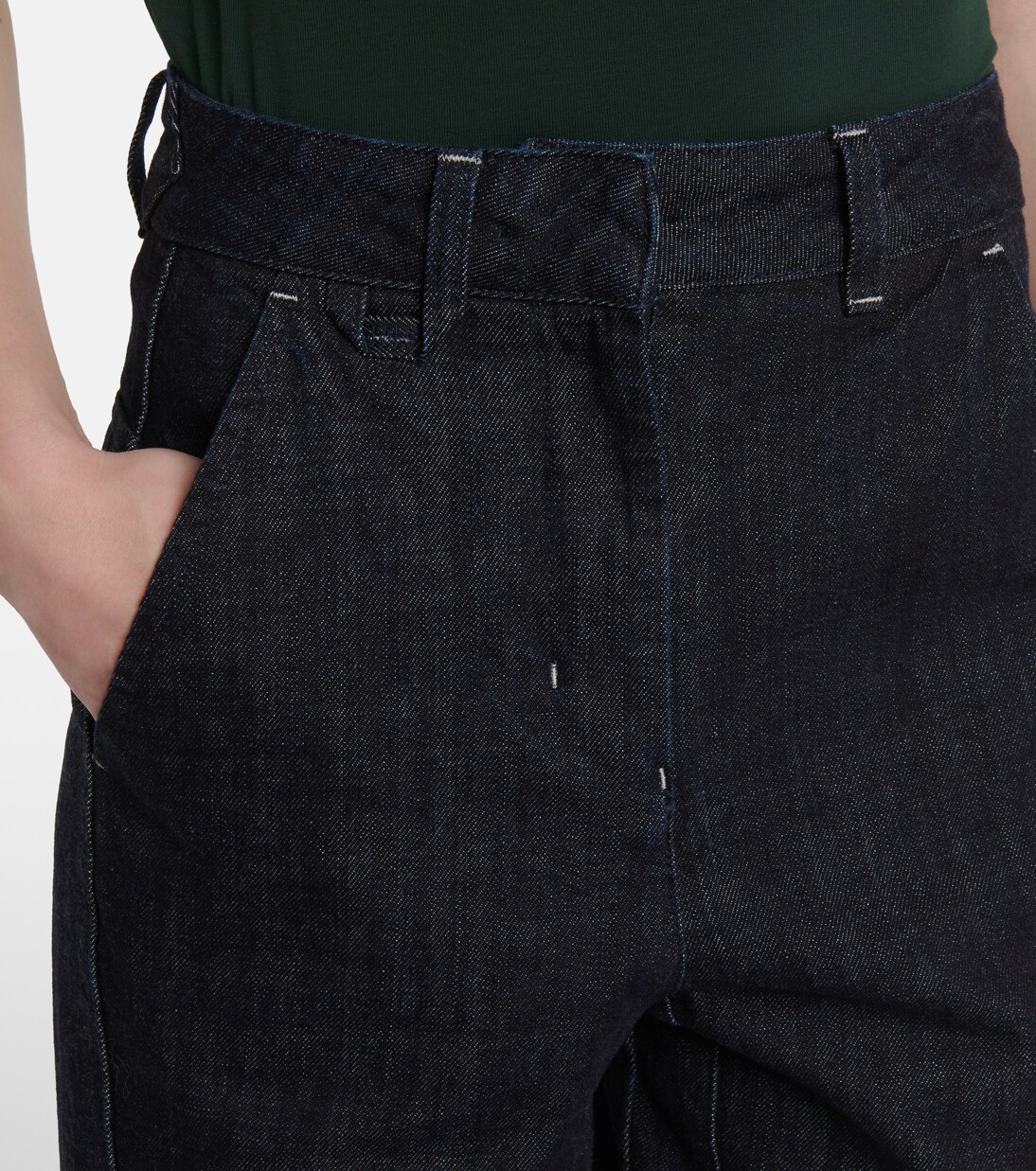 High-Rise Barrel Jeans De-Nîmes | Jacquemus