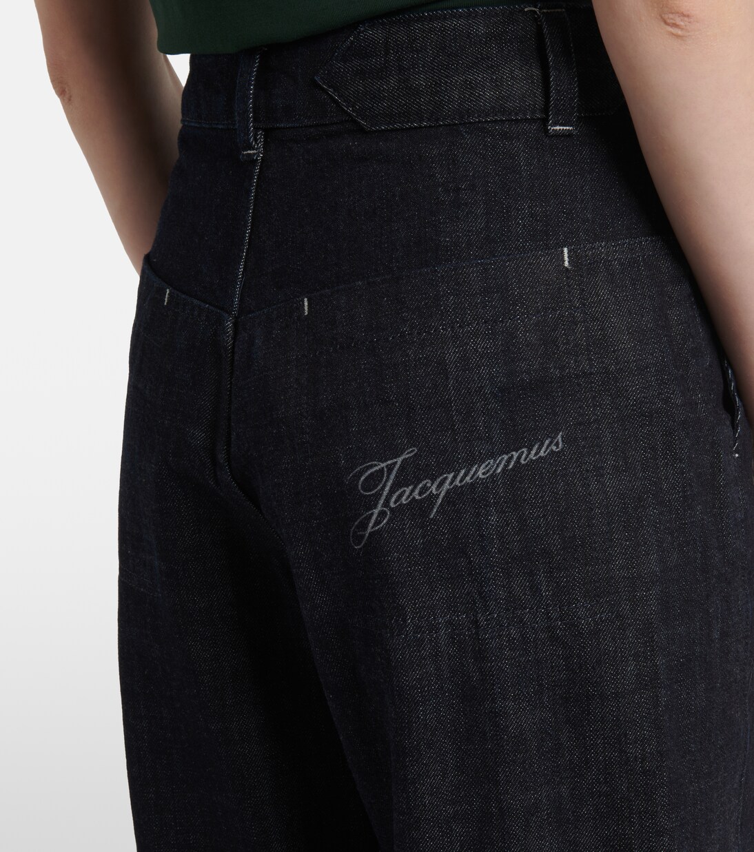 High-Rise Barrel Jeans De-Nîmes | Jacquemus