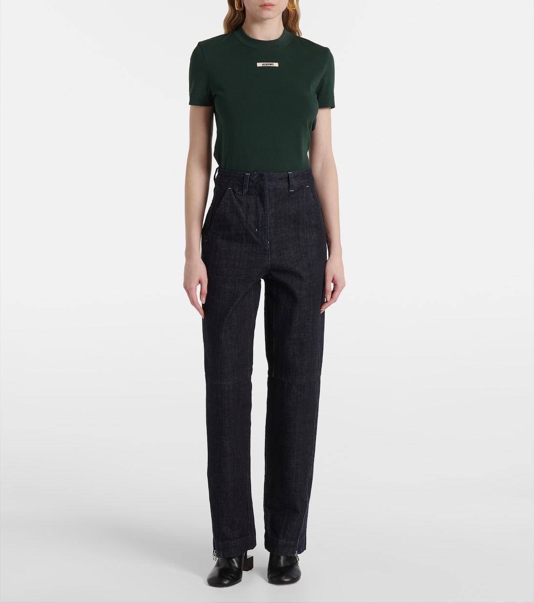 High-Rise Barrel Jeans De-Nîmes | Jacquemus