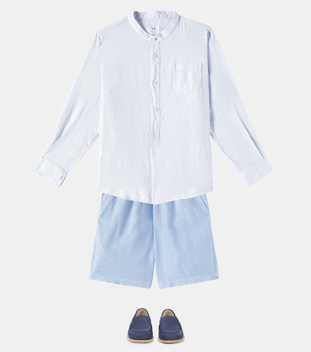 Cotton and linen Bermuda shorts | Il Gufo