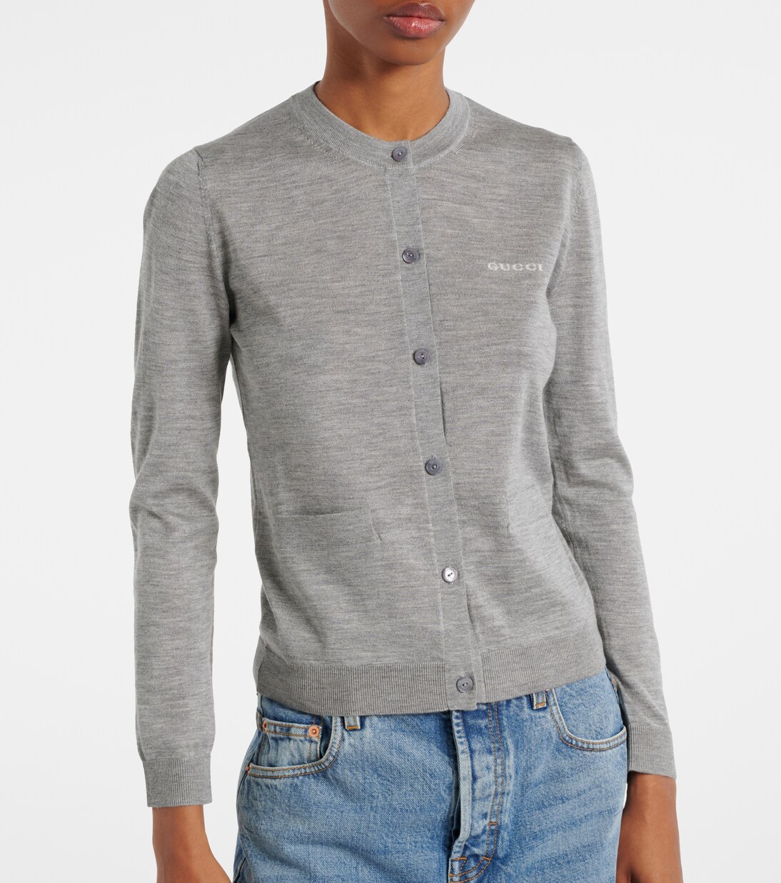 Cardigan aus Kaschmir und Seide | Gucci