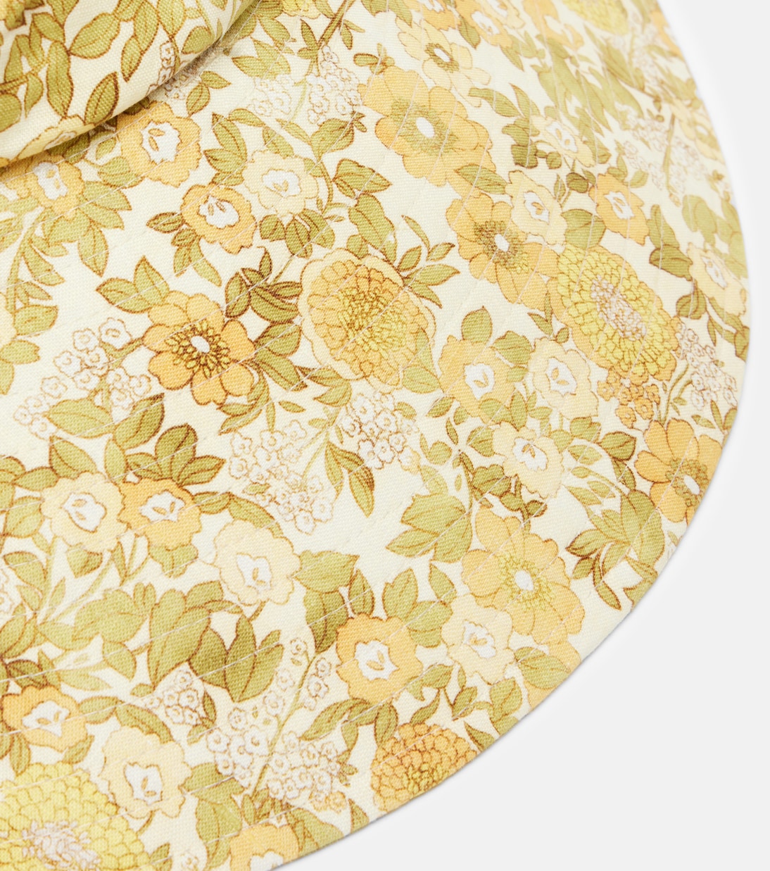 Sombrero Gabriella de lino floral | Alémais