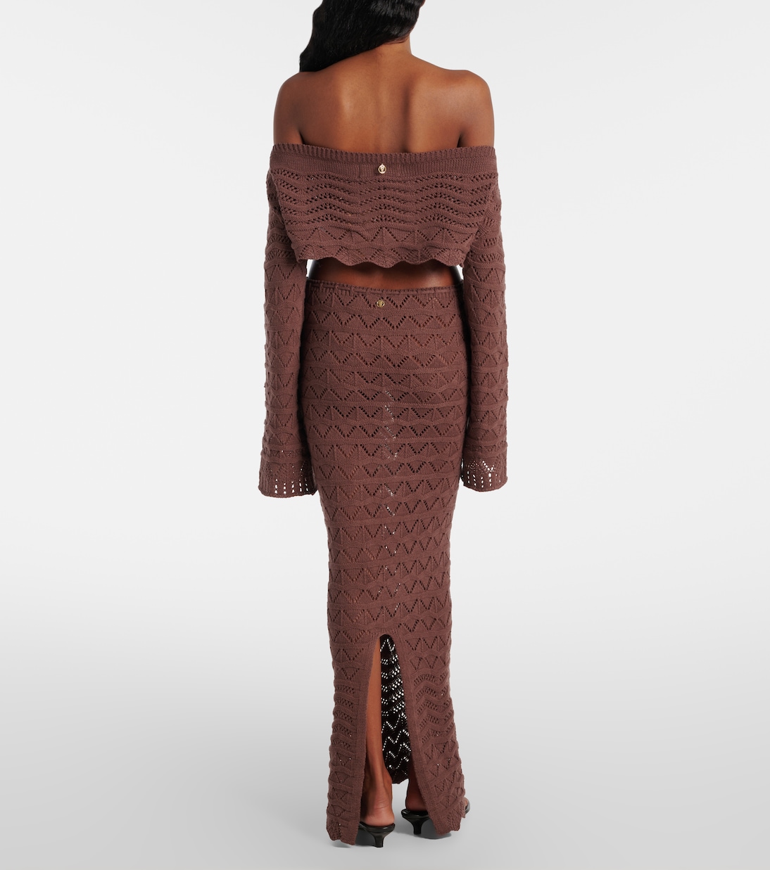 Maxirock Helena aus Häkelstrick | Bananhot