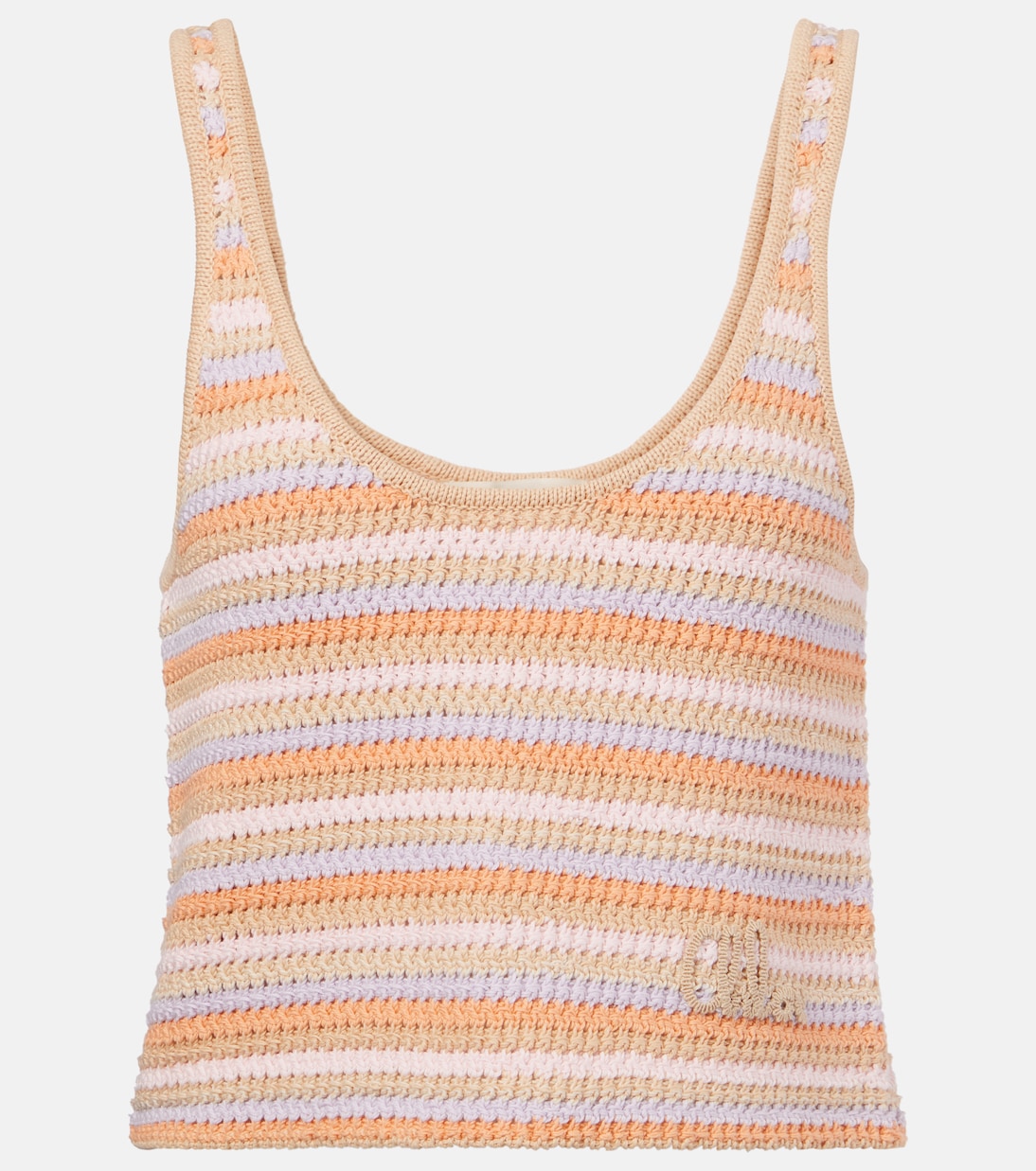 Knitted cotton tank top | Chloé