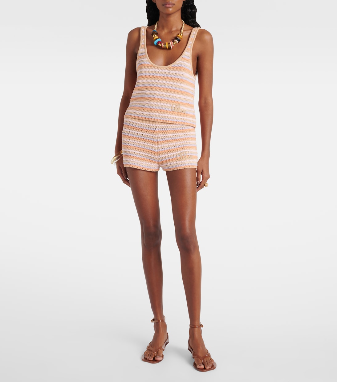 Knitted cotton tank top | Chloé