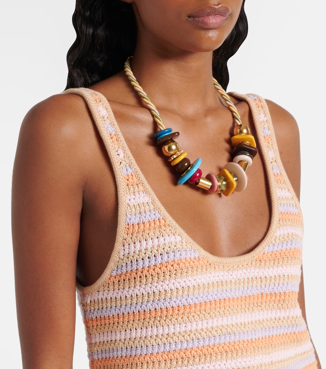 Knitted cotton tank top | Chloé