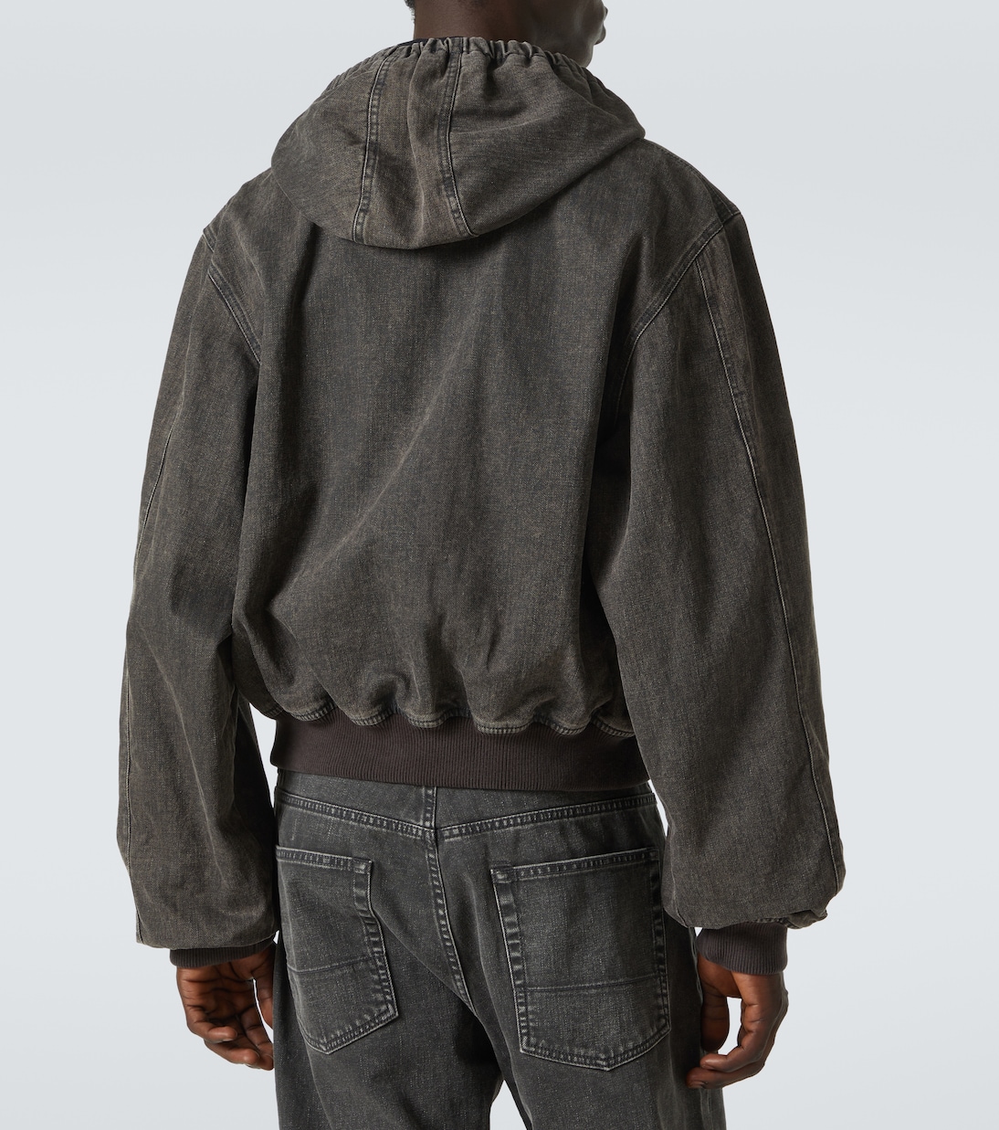 Bank coated denim zip-up hoodie | Our Legacy