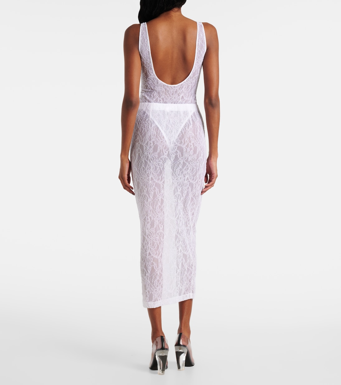 Body con espalda abierta de encaje | Wardrobe.NYC