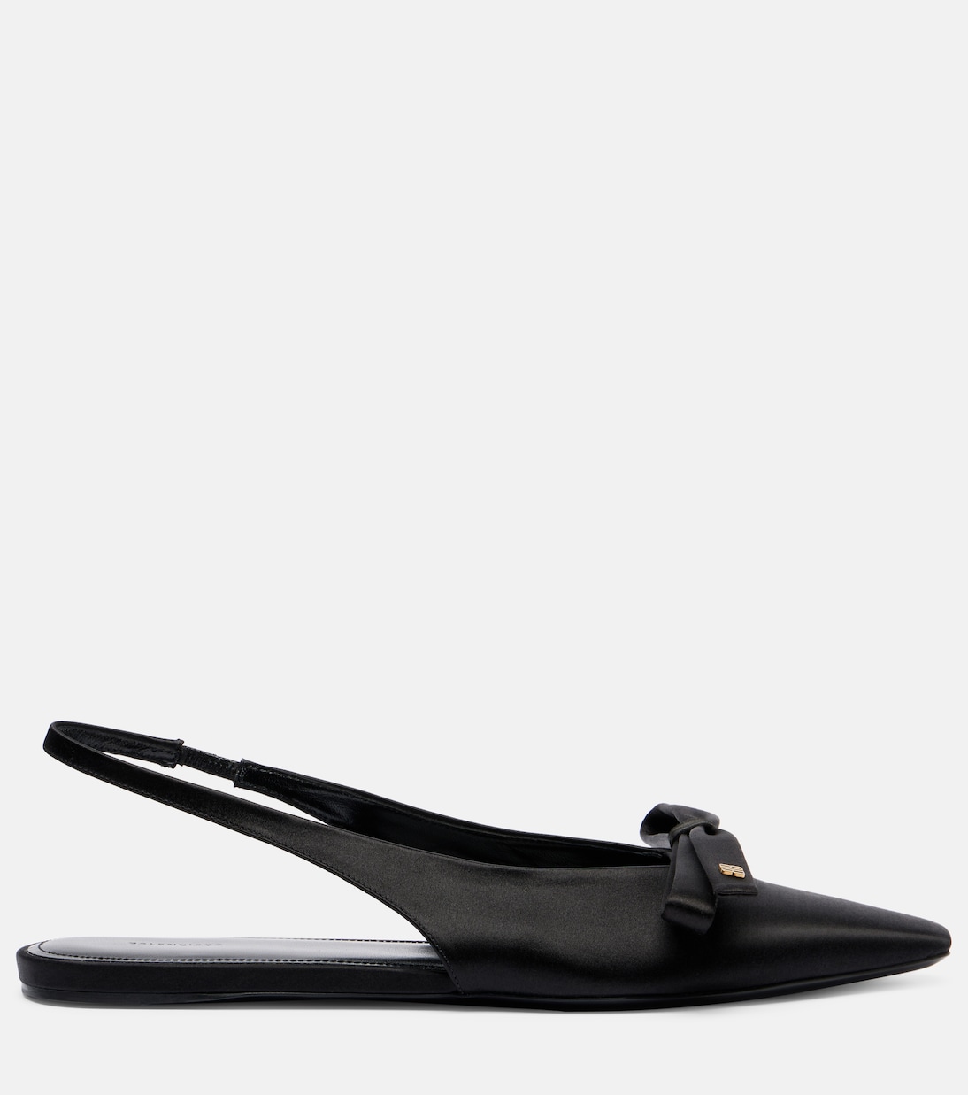 Ballerines slingback Nano BB en satin | Balenciaga