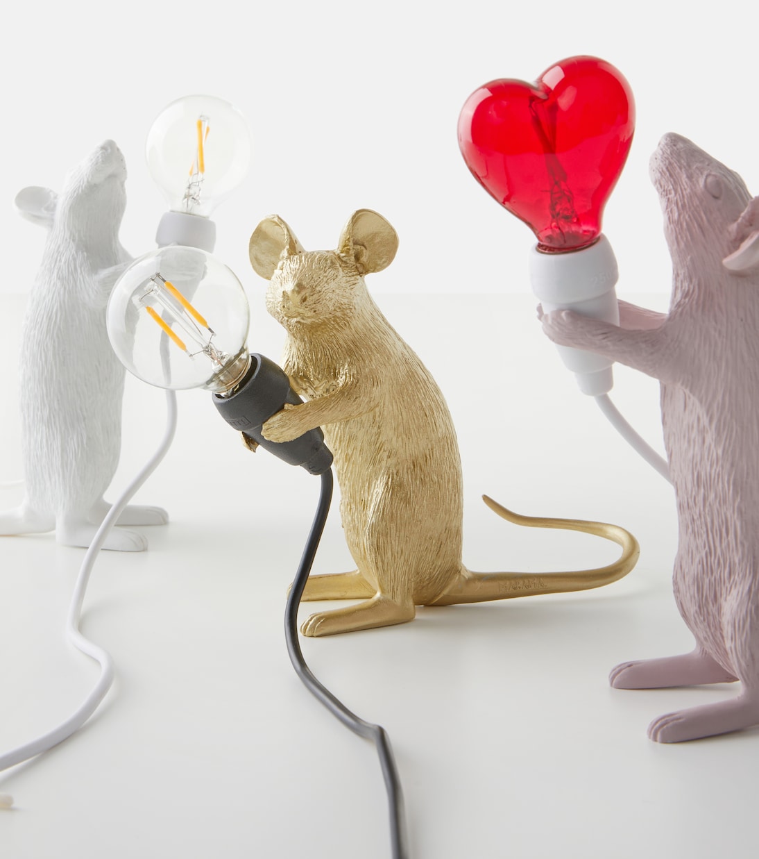 Lampe Mouse par Marcantonio Raimondi Malerba, prises EU et USB | Seletti
