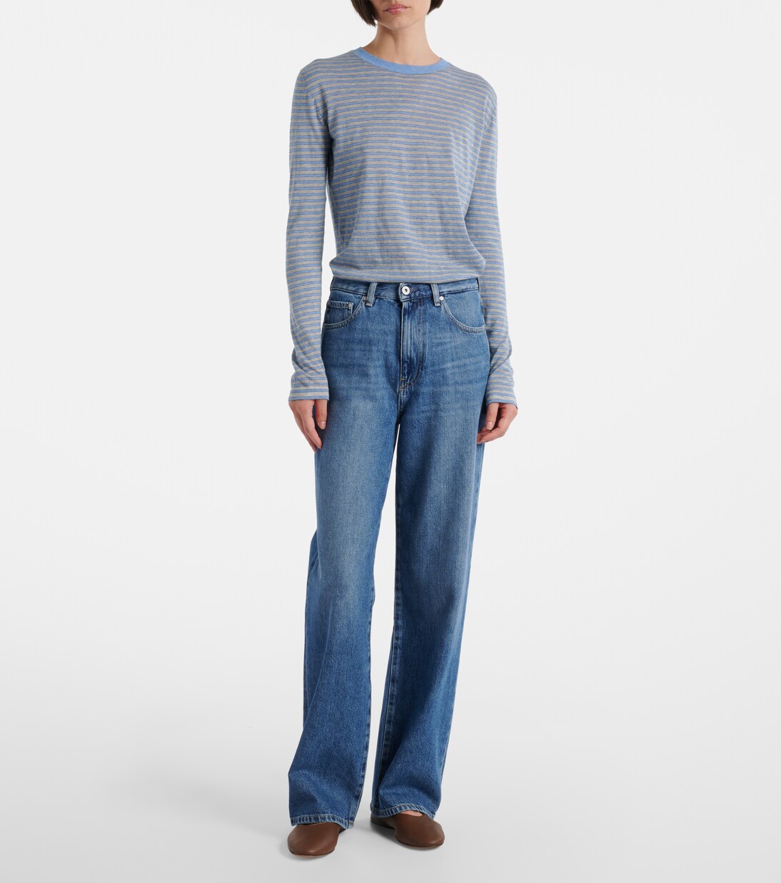 Mid-Rise Wide-Leg Jeans Kora | AG Jeans