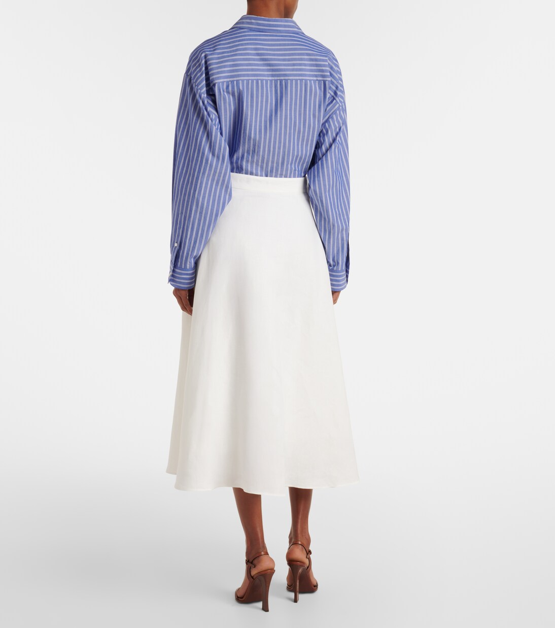 Midirock Erica aus Leinen | Ralph Lauren Collection